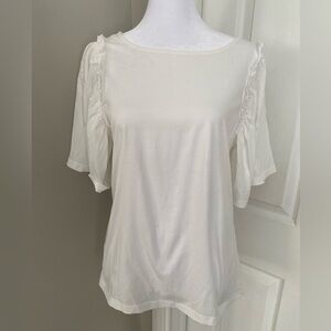 White Ann Taylor Factory Women's White Top